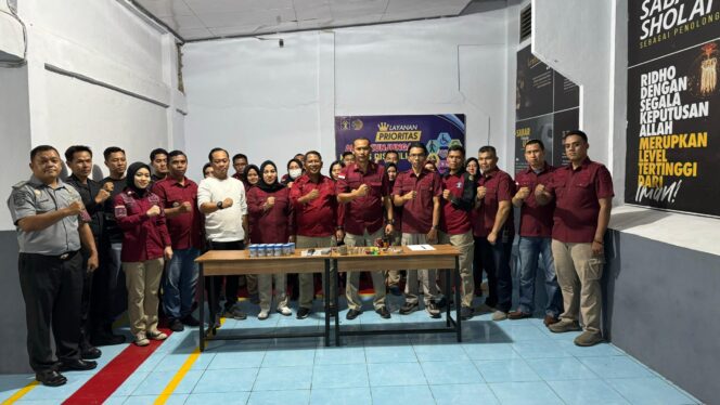 
 Tim Satops Patnal Kemenkumham Bengkulu, Geledah Kamar Hunian dan Tes Urine Di Lapas Arma