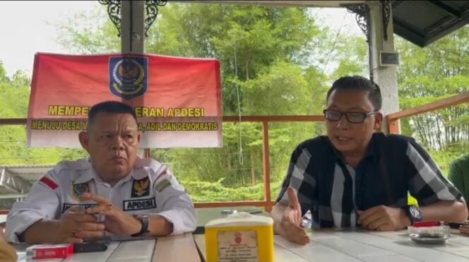 
 Dit Intelkam Polda Sumsel bersama Ketua DPD APDESI Sumsel Dukung Proyek Strategis Nasional