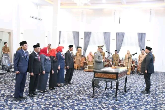 
 Mutasi, 7 Eselon II Pemkot Bengkulu  Dilantik Wawali