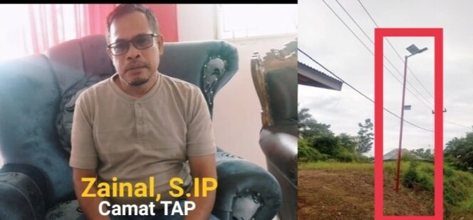 
 Pengadaan Lampu Jalan 2025 Padang Sepan Diduga Mark-Up, Camat Bersurat Ke Desa