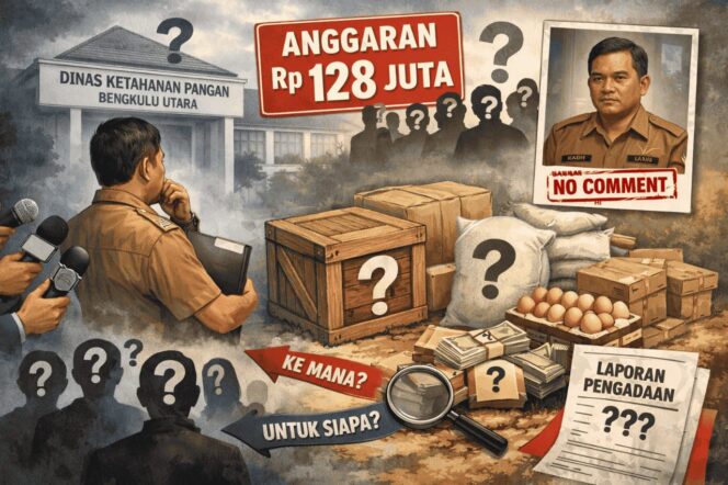 
 Anggaran Rp.128Juta Dinas Ketahanan Pangan Bengkulu Utara Dinilai “Misterius”