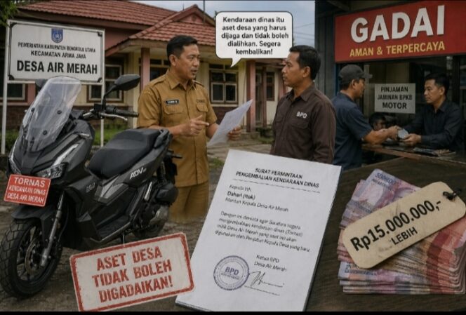 
 Tornas Kades Air Merah Diduga Digadai Sebelum Mundur, Camat Minta  Dikembalikan