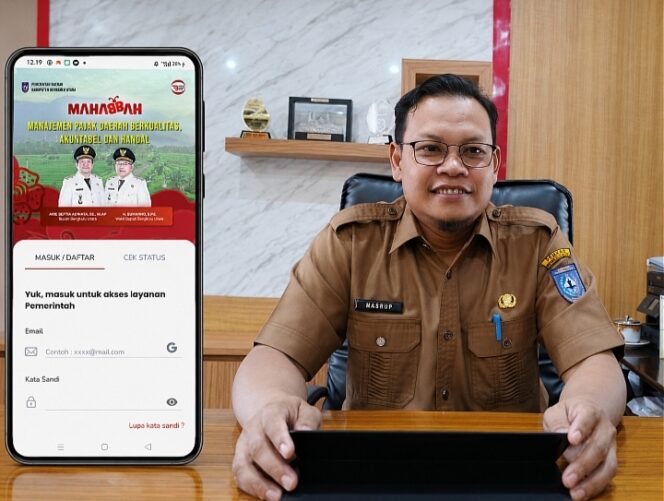 
 Era Bupati Arie, Pemkab BU Launching Aplikasi MAHABBAH Permudah Layanan Pajak Daerah