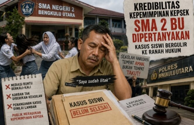 
 Kredibilitas Kepsek SMA 2 BU Dipertanyakan, Kasus Siswi Bergulir Ke Ranah Hukum
