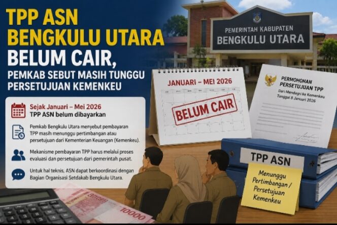 
 TPP ASN BU Belum Cair, Pemkab Minta ASN Bersabar Tunggu Persetujuan Kemenkeu