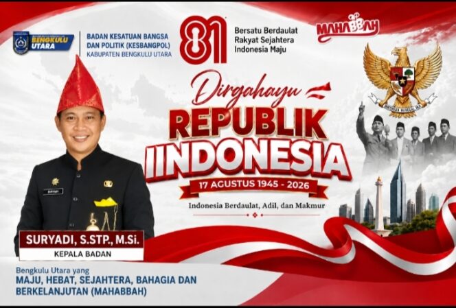 
 Kesbangpol Bengkulu Utara Sampaikan Semangat Kemerdekaan, Dorong Persatuan dan Kebersamaan